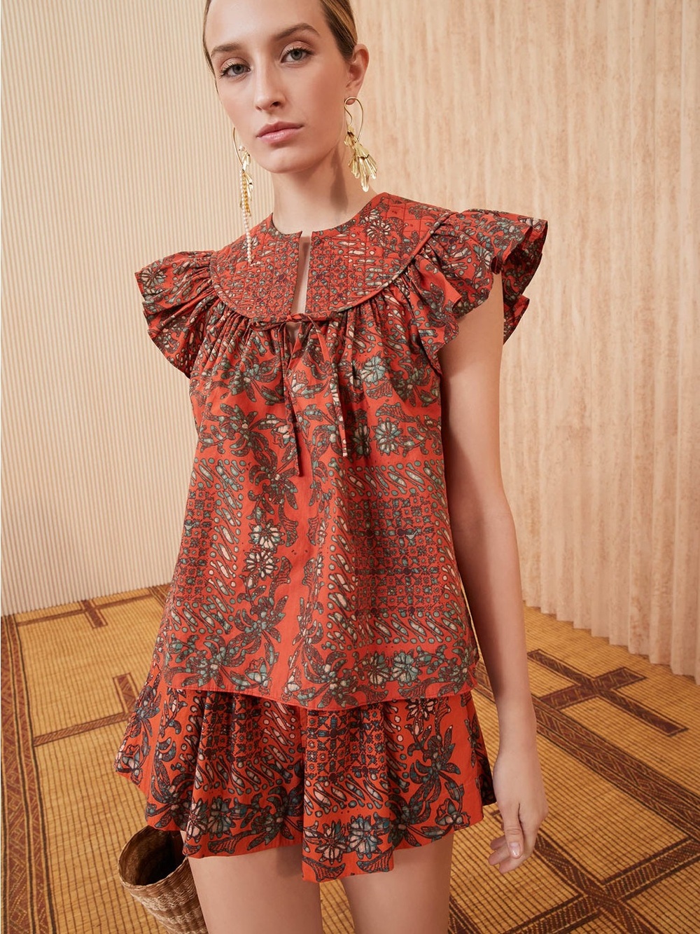 Ulla Johnson Kosta Top in Clementine Size 12